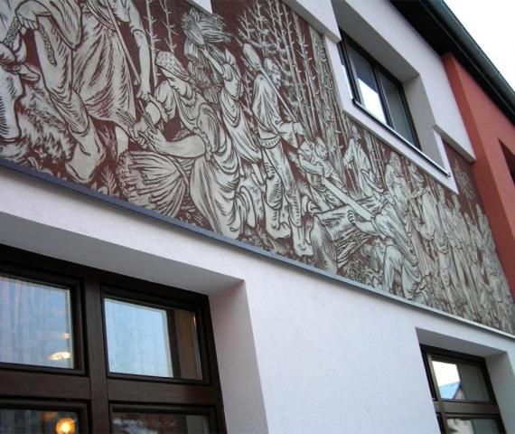 Penzion A Restaurace Sklar Karolinka Exterior photo